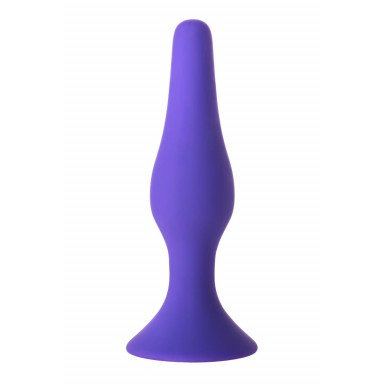 Фиолетовая анальная втулка Toyfa A-toys - 10,2 см. фото 3