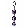 Фиолетово-черные тройные вагинальные шарики TOYFA A-toys, фото