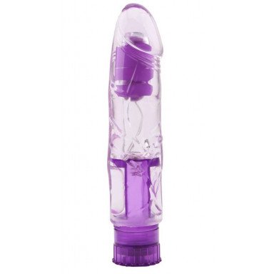 Фиолетовый вибратор Seduction - 16,2 см., фото