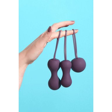 Набор фиолетовых вагинальных шариков Je Joue Ami фото 4