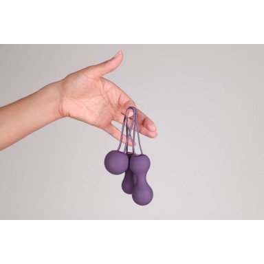 Набор фиолетовых вагинальных шариков Je Joue Ami фото 10