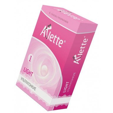 Ультратонкие презервативы Arlette Light - 6 шт., фото