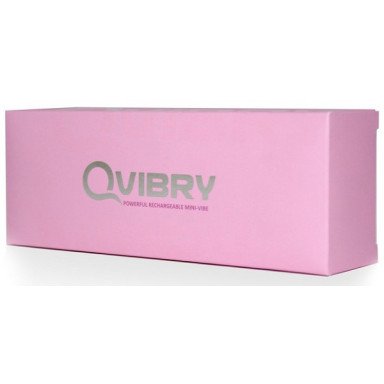 Розовый клиторальный вибромассажёр Qvibry фото 3
