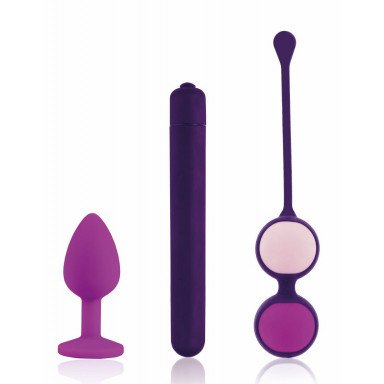 Фиолетовый вибронабор First Vibe Kit, фото