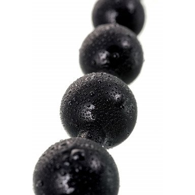 Черная анальная цепочка A-toys - 28,3 см. фото 9