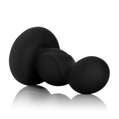 Черный анальный стимулятор Silicone Back End Play - 10,75 см. фото 2