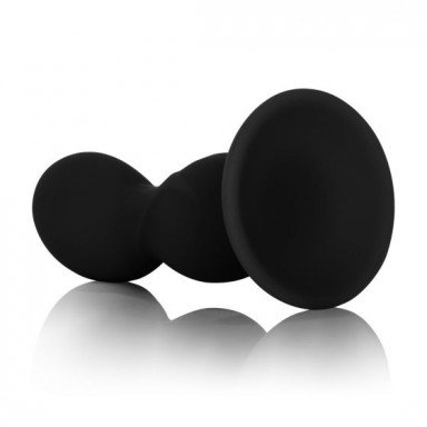 Черный анальный стимулятор Silicone Back End Play - 10,75 см. фото 3