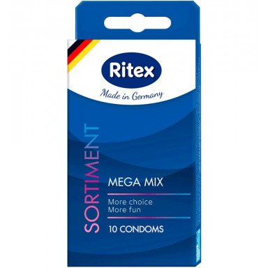 Микс презервативов RITEX SORTIMENT - 10 шт., фото