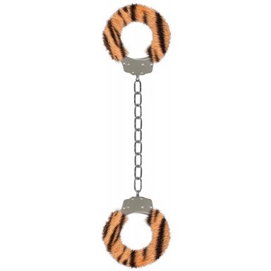 Кандалы с тигровым мехом Furry Ankle Cuffs, фото