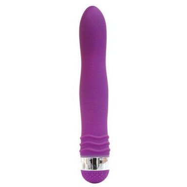Фиолетовый эргономичный вибратор Sexy Friend - 17,5 см., фото