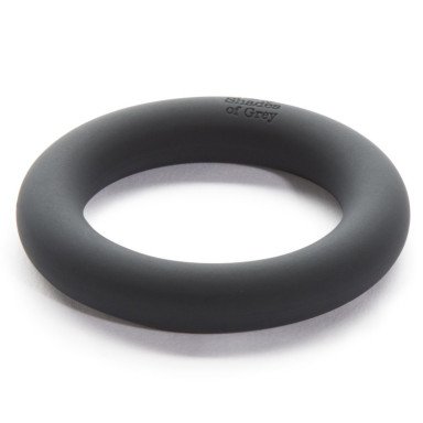 Тёмно-серое кольцо для пениса A Perfect O, фото