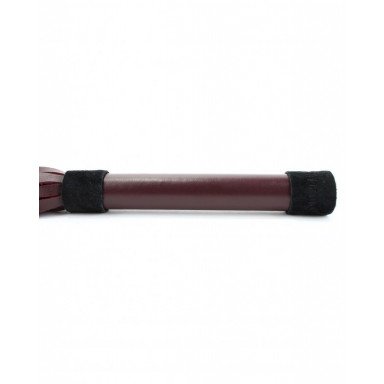 Бордовая плеть Ladys Arsenal с гладкой ручкой - 45 см. фото 2