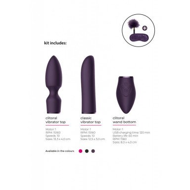 Фиолетовый эротический набор Pleasure Kit №4 фото 2