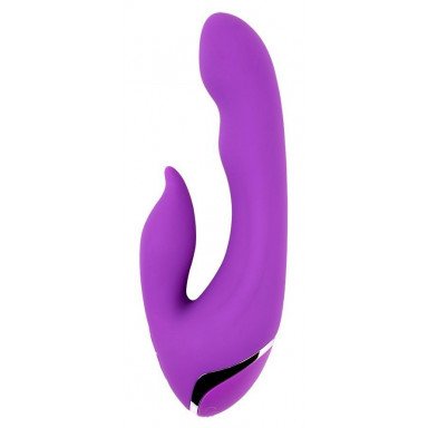 Фиолетовый вибратор-кролик Seduction - 19,5 см., фото