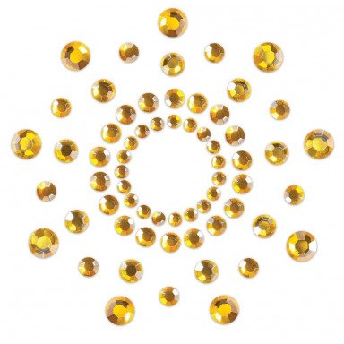 Золотистые наклейки на грудь Mimi Bijoux, фото