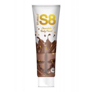 Краска для тела со вкусом шоколада Stimul 8 Bodypaint - 100 мл., фото