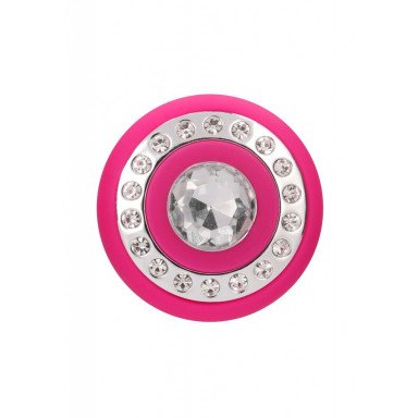 Розовый классический вибромассажер Jewel - 19,5 см. фото 4