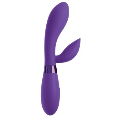 Фиолетовый вибратор-кролик #bestever Silicone Vibrator - 21,2 см. фото 2