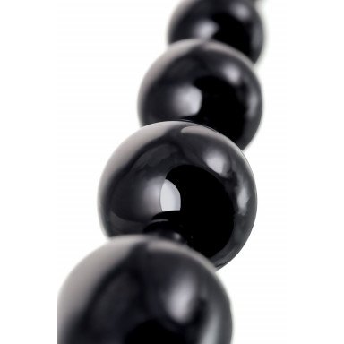 Анальная цепочка черного цвета A-toys - 19,8 см. фото 7