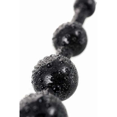 Анальная цепочка черного цвета A-toys - 19,8 см. фото 9