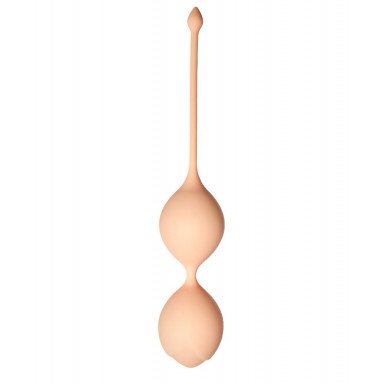 Телесные вагинальные шарики Кегеля со смещенным центром тяжести Delta, фото