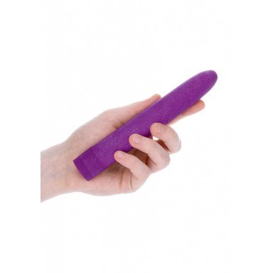 Фиолетовый эко-вибромассажер Natural Pleasure - 17,7 см. фото 3