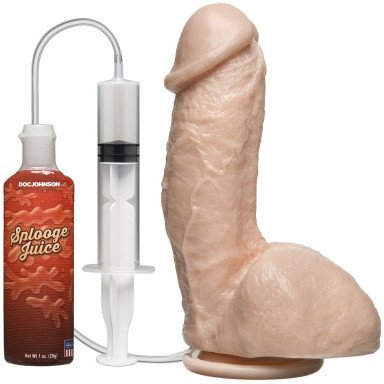 Фаллоимитатор с имитацией семяизвержения The Amazing Squirting Realistic Cock - 18,8 см., фото