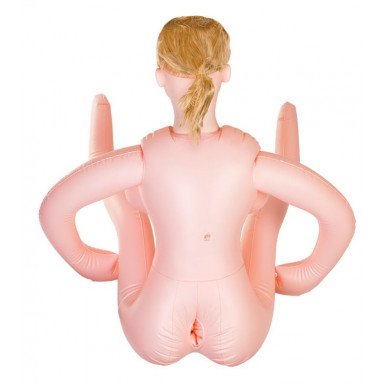 Надувная секс-кукла LILIANA с реалистичной головой и поднятыми ножками фото 2