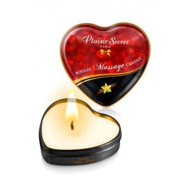Массажная свеча с ароматом ванили Bougie Massage Candle - 35 мл., фото