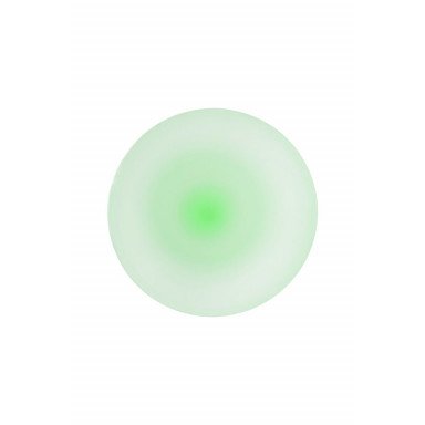 Зеленая, светящаяся в темноте анальная втулка Victor Glow - 10 см. фото 4