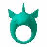 Зеленое эрекционное кольцо Unicorn Alfie, фото