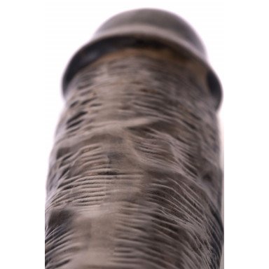 Закрытая дымчатая насадка Toyfa XLover с подхватом - 15,5 см. фото 7
