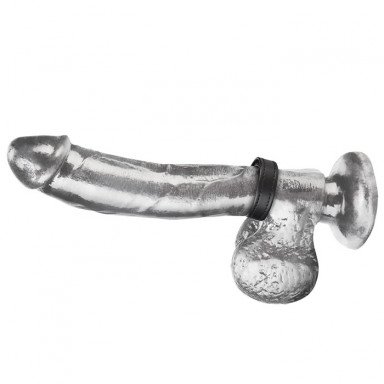 Кольцо на пенис из искусственной кожи на липучке VELCRO COCK RING - 5 см. фото 3