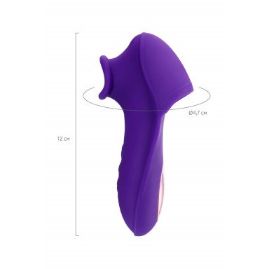 Фиолетовый клиторальный стимулятор Swizzy фото 7