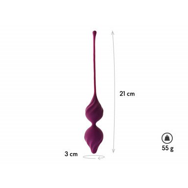 Фиолетовые вагинальные шарики Alcor фото 2
