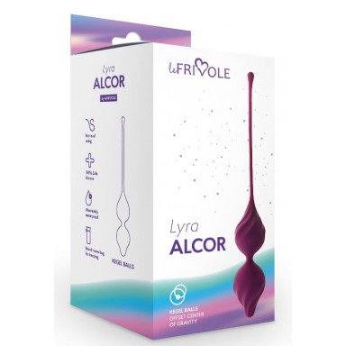 Фиолетовые вагинальные шарики Alcor фото 3