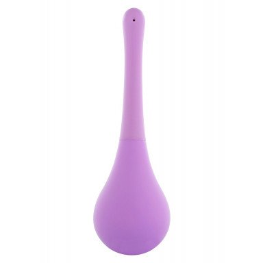 Фиолетовый анальный душ SQUEEZE CLEAN, фото