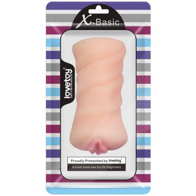 Телесный мастурбатор-вагина X-Basic Pocket Pussy без вибрации фото 2