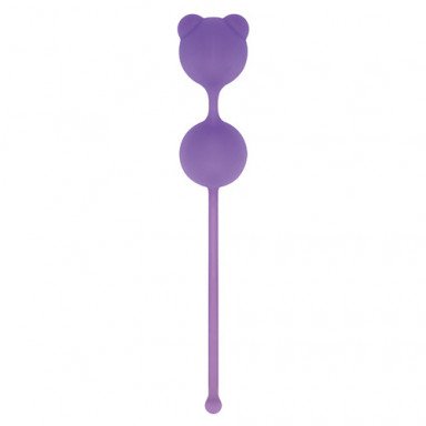 Фиолетовые вагинальные шарики PUSSYNUT DOUBLE SILICONE