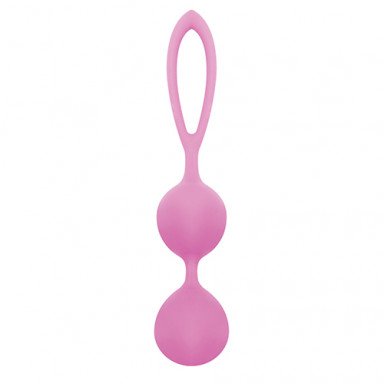 Розовый вагинальные шарики из силикона BLACKBERRIES PUSSY SILICONE, фото