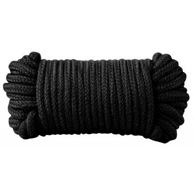 Чёрная хлопковая верёвка Bondage Rope 33 Feet - 10 м., фото