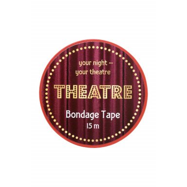 Красный бондажный скотч TOYFA Theatre - 15 м. фото 4