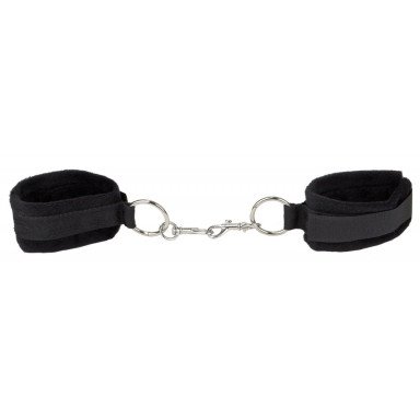 Черные наручники Velcro Cuffs, фото