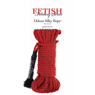 Красная веревка для фиксации Deluxe Silky Rope - 9,75 м., фото