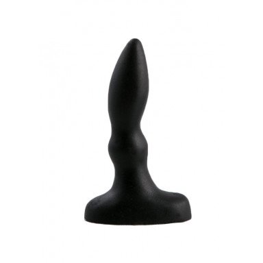 Черный анальный стимулятор Beginners p-spot massager - 11 см., фото