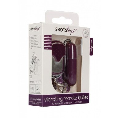 Фиолетовый вибростимулятор Remote Vibrating Bullet фото 2