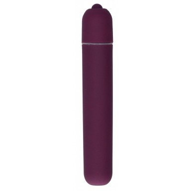 Фиолетовая вибропуля Bullet Vibrator Extra Long - 10,5 см., фото