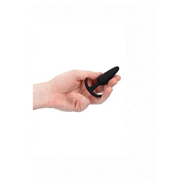 Черная анальная пробка для ношения Slim Butt Plug - 8,3 см. фото 3