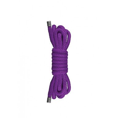 Фиолетовая нейлоновая веревка для бондажа Japanese Mini - 1,5 м., фото