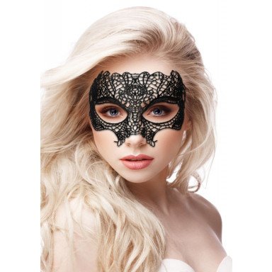 Черная кружевная маска Princess Black Lace Mask фото 2